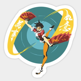 Tracer Fan Dance Sticker